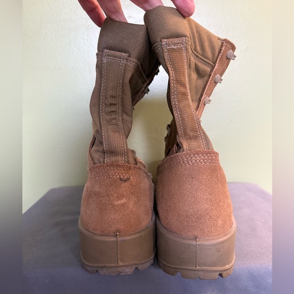 Belleville USMC Hot Weather Steel Toe Boots 550ST Brown Leather Size 11 W - Picture 3 of 9